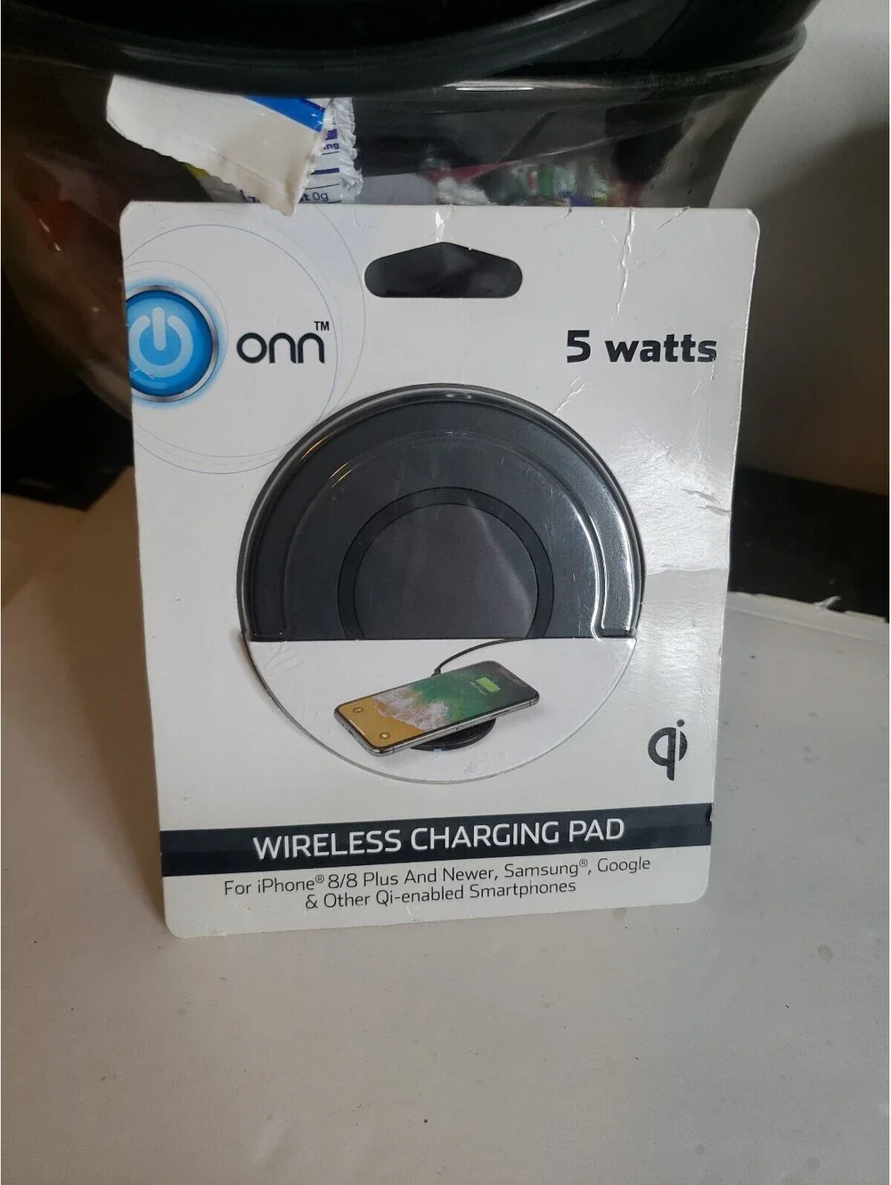 ONN Wireless Smartphone Charging Pad 5W Charger iPhone Samsung Google